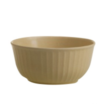 Eco-Friendly Tableware Bamboo Fiber Lines Bowl